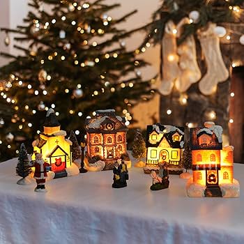 Amazon | ZornRC クリスマスビレッジセット - クリスマス